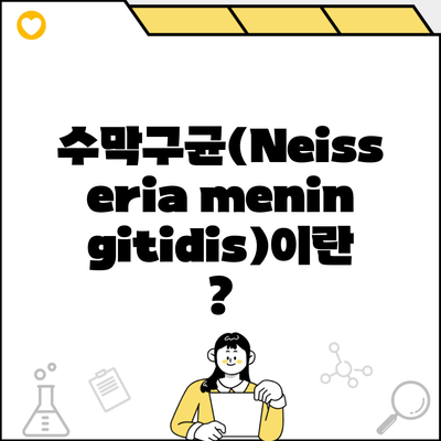 수막구균(Neisseria meningitidis)이란?