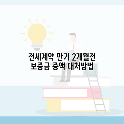 전세계약 만기 2개월전 보증금 증액 대처방법