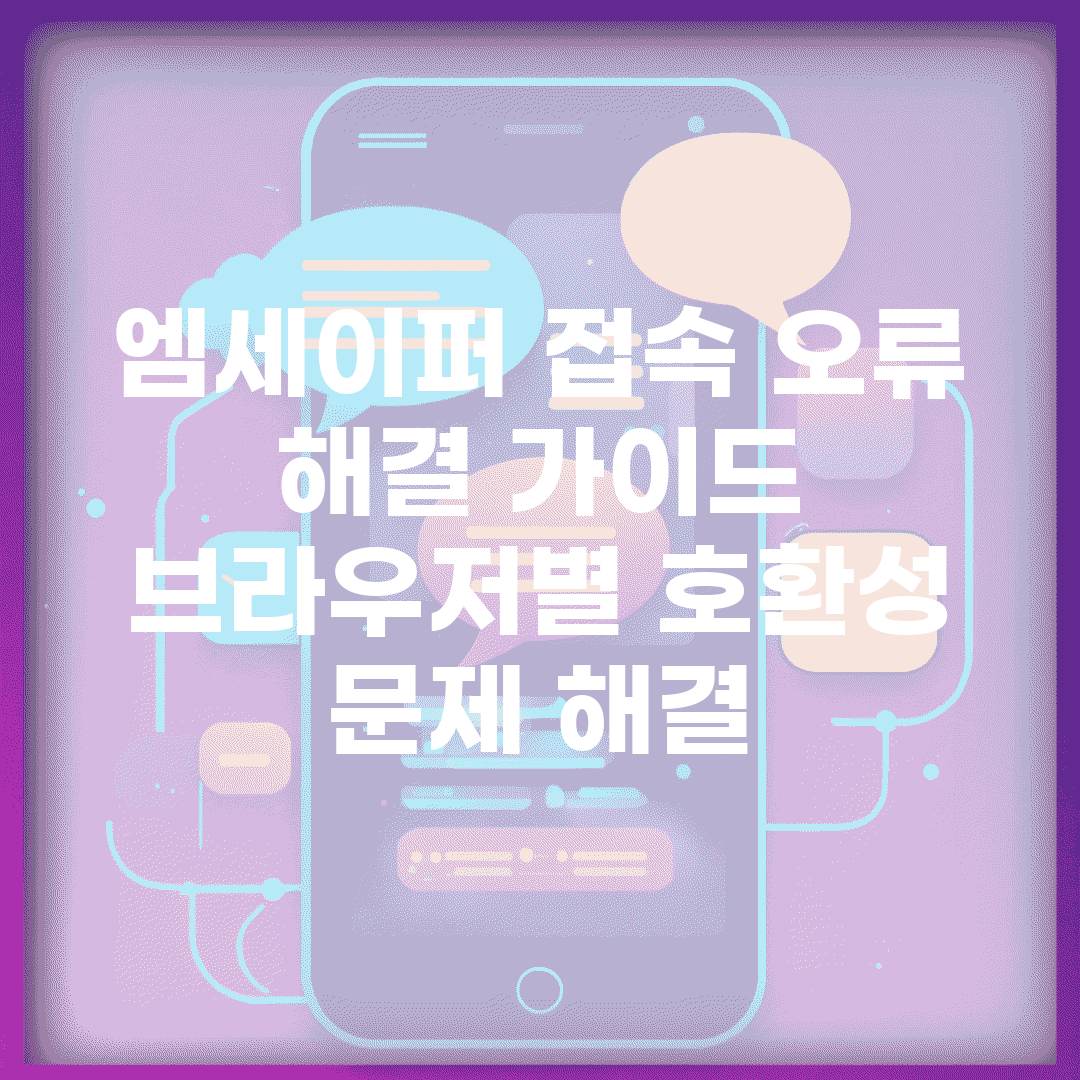 엠세이퍼 접속 오류 해결 가이드 | 브라우저별 호환성 문제 해결