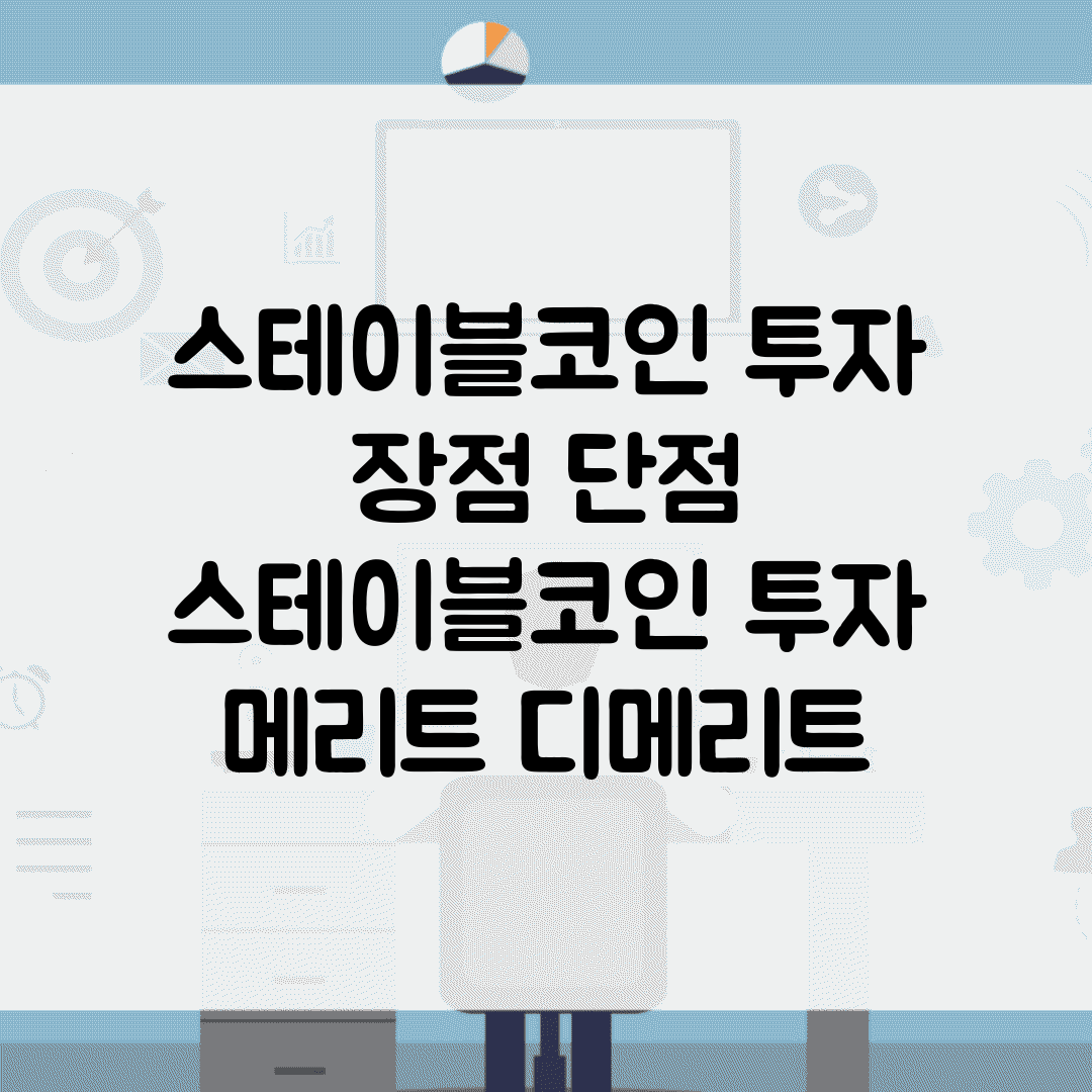 스테이블코인 투자 장점 단점 | 스테이블코인 투자 메리트 디메리트