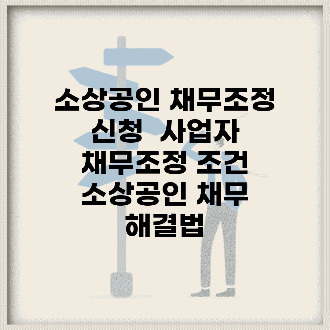 소상공인 채무조정 신청 | 사업자 채무조정 조건 | 소상공인 채무 해결법