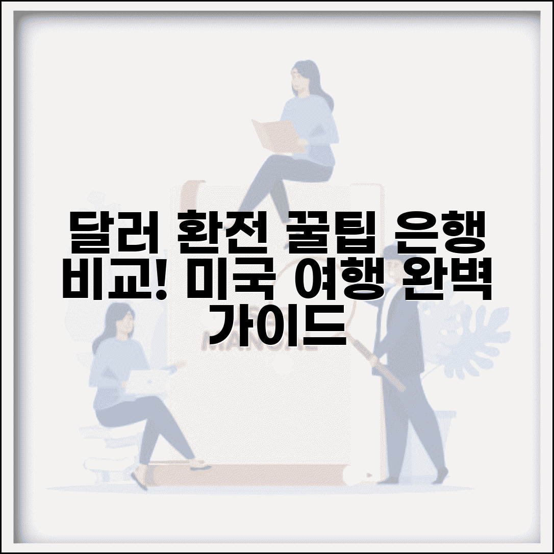 달러 환전 싸게하는 방법 은행 비교 | 미국 여행 달러 환전 완벽 가이드