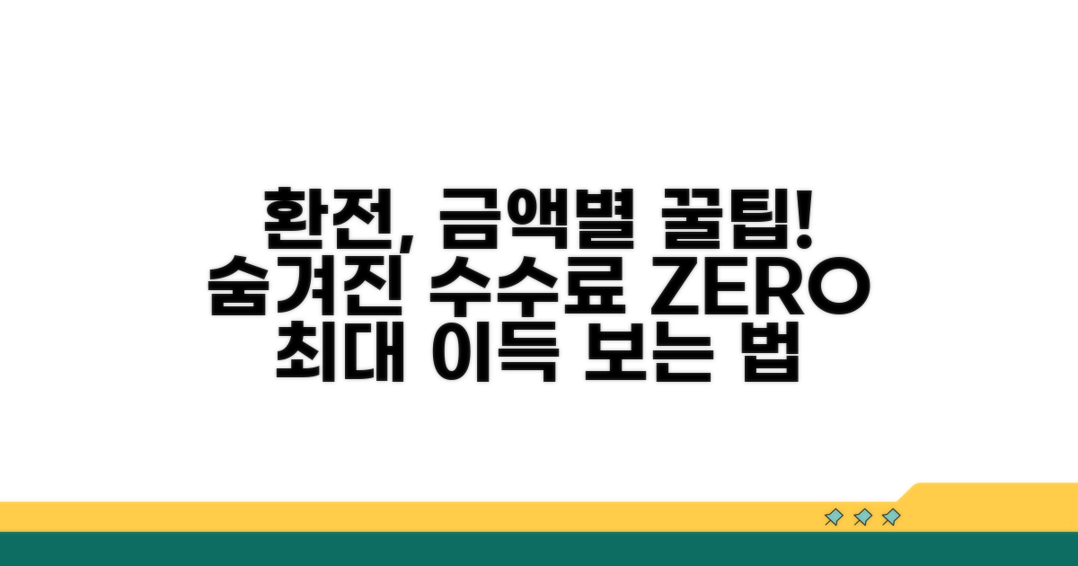환전 금액별 최적의 방법