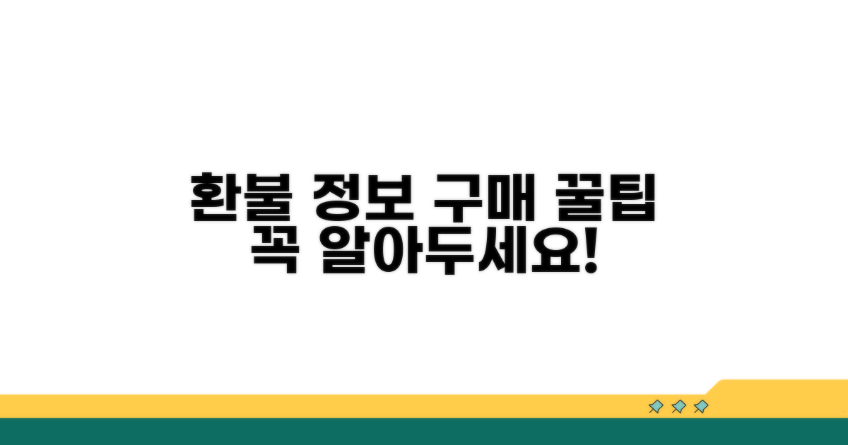 알아두면 좋은 구매/환불 정보