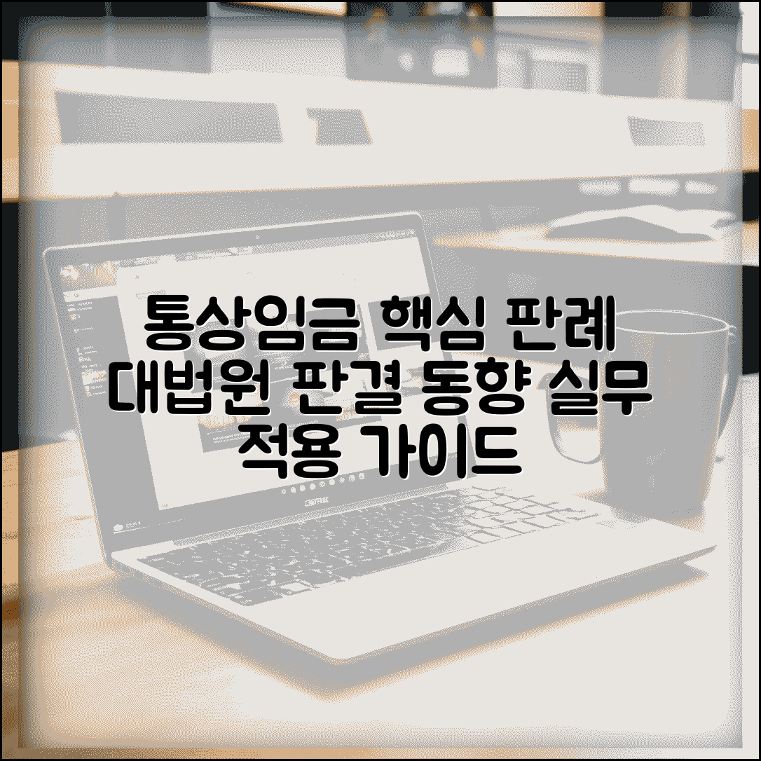 통상임금 판례 및 해석 | 대법원 통상임금 판례 | 법원 판결 동향 | 실무 적용 기준