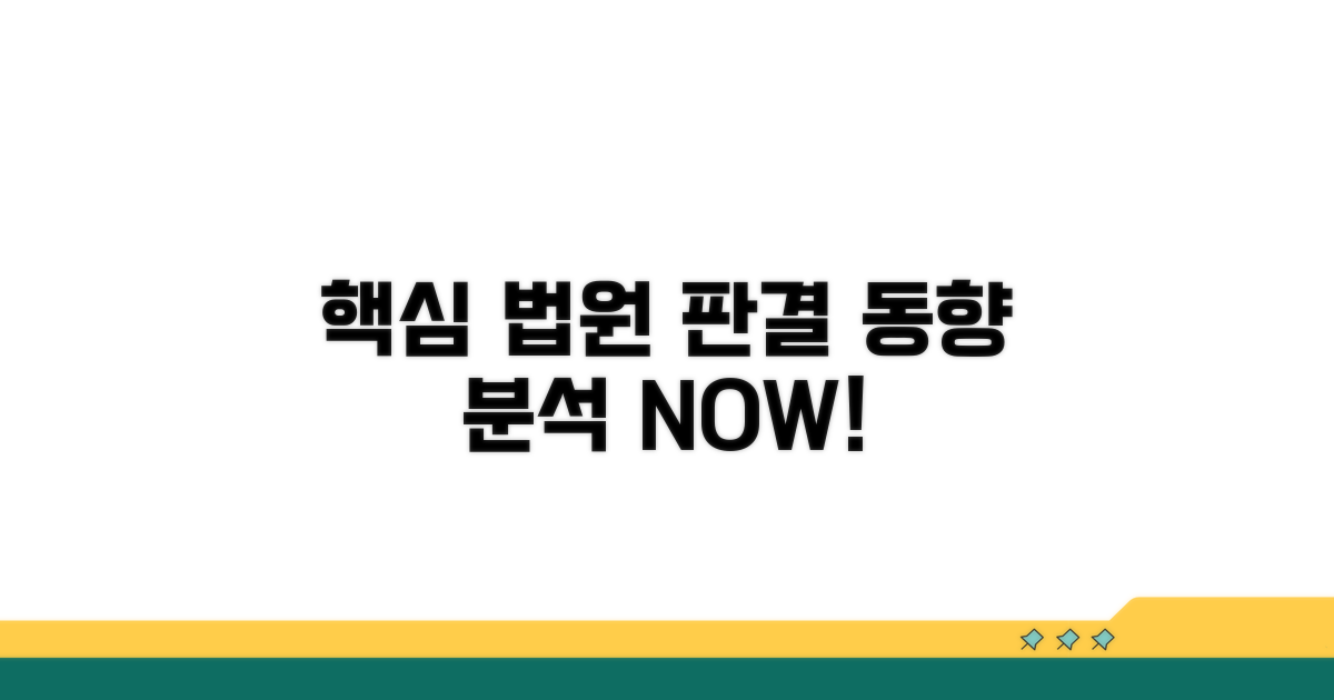 법원 판결 동향 분석