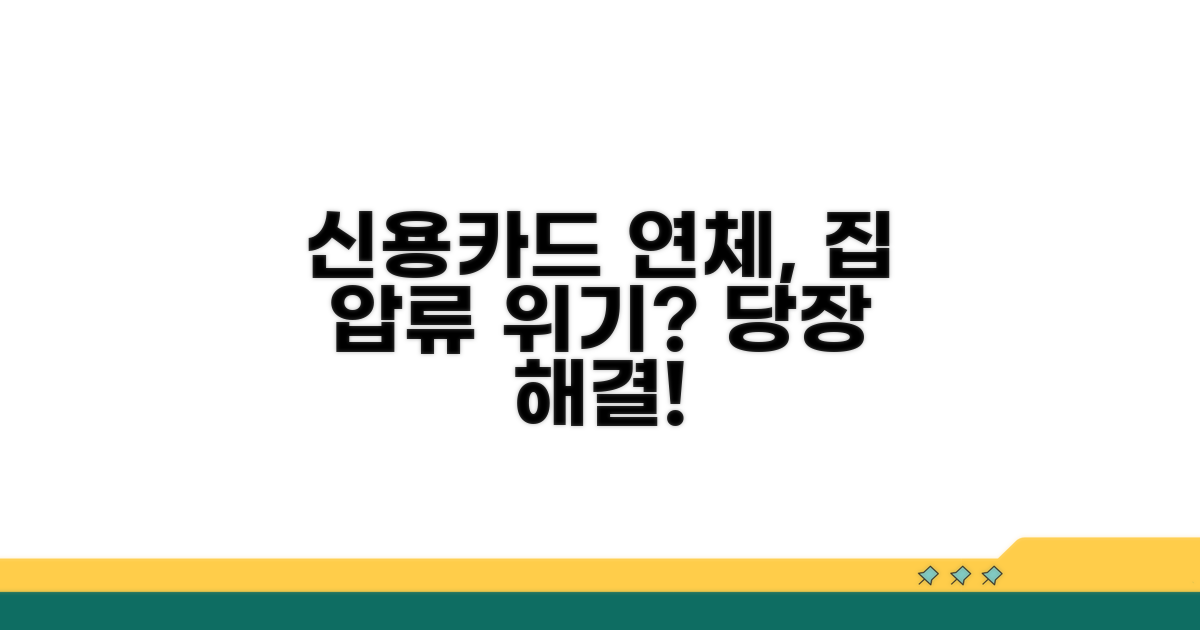 신용카드 연체, 집 압류는?