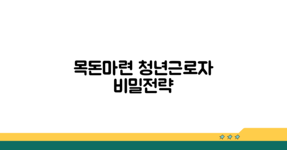 청년근로자 목돈 마련 전략 공개
