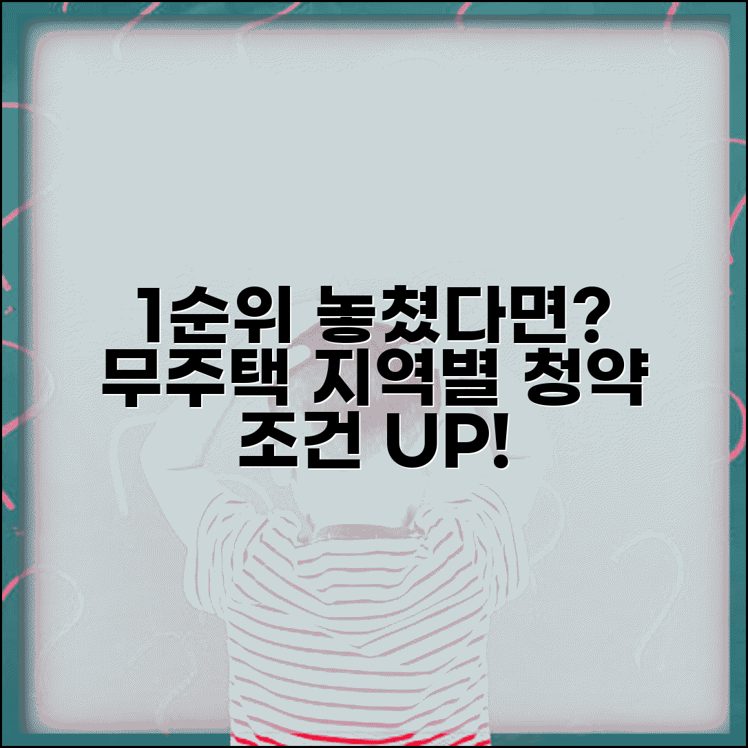 청약통장 1순위 조건 안맞을때 | 무주택 기간과 지역별 차이