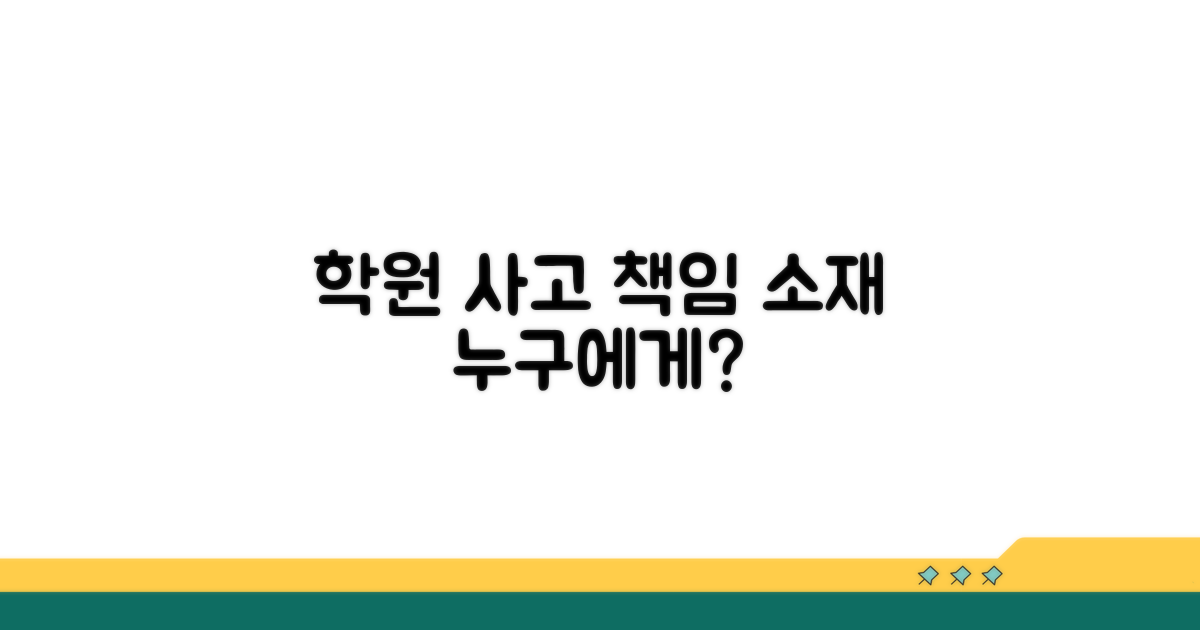 학원 안전사고, 누구에게 책임이?