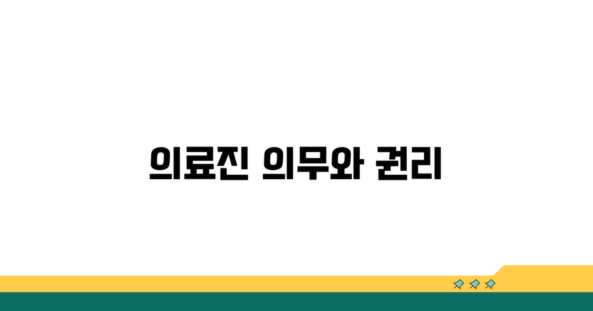 의료진의 치료 의무와 권리