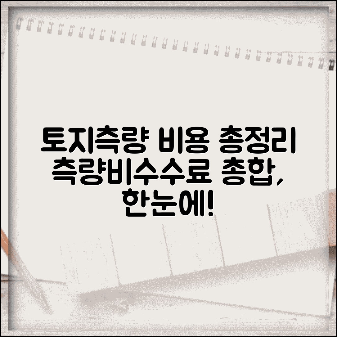 토지측량 공부정리 비용 | 측량비용과 공부정리 수수료 총합