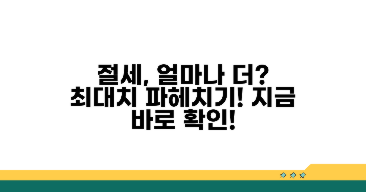 실제 절세액, 얼마까지 가능할까?