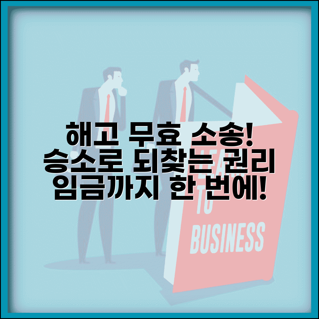 해고 무효 확인 소송 | 민사소송 해고 무효 확인과 임금 지급 청구