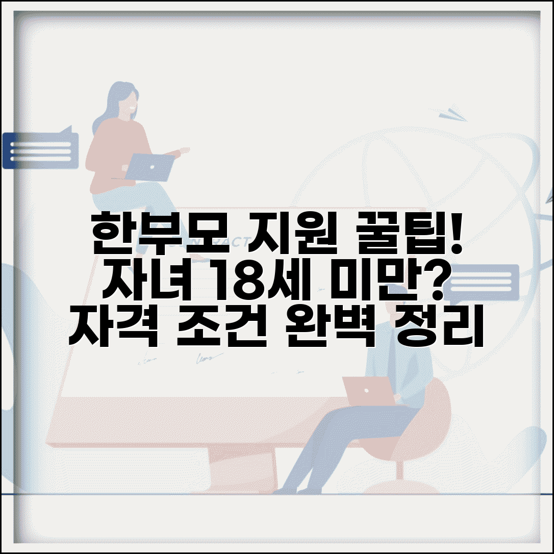 한부모가정 조건 선정 기준 | 18세 미만 자녀 양육 한부모 가정 지원 자격