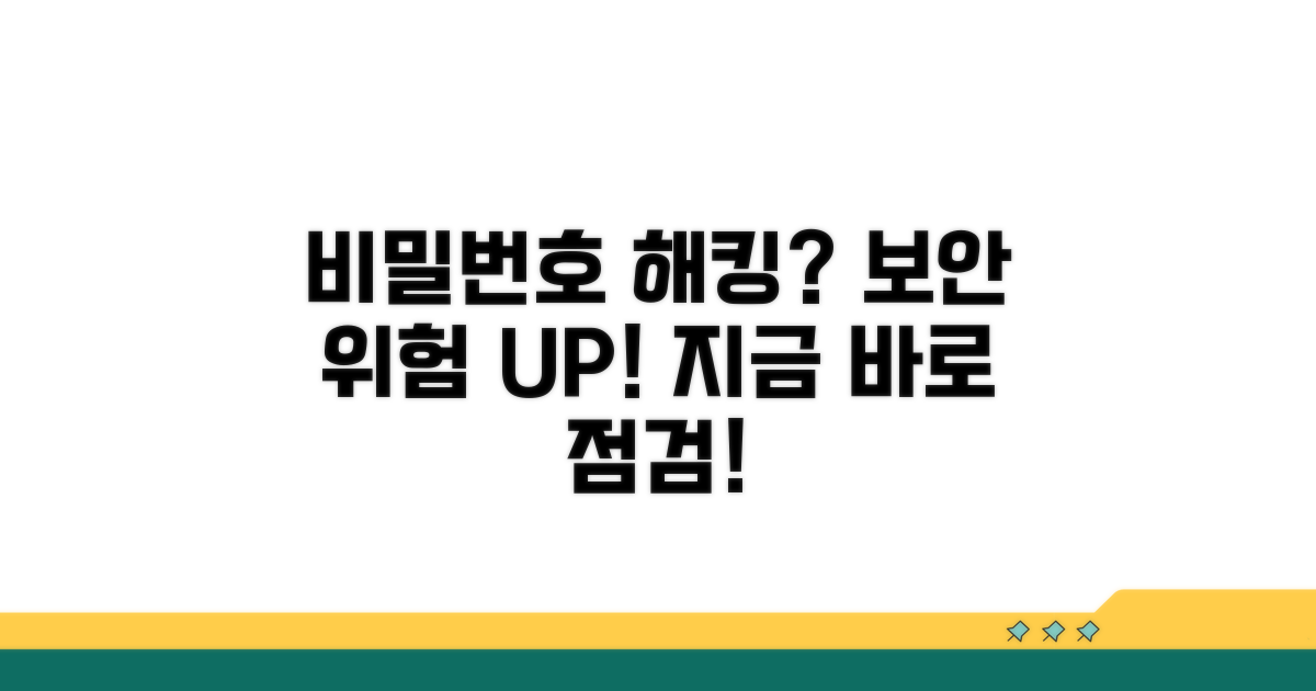비밀번호 해제, 보안 위험 파악