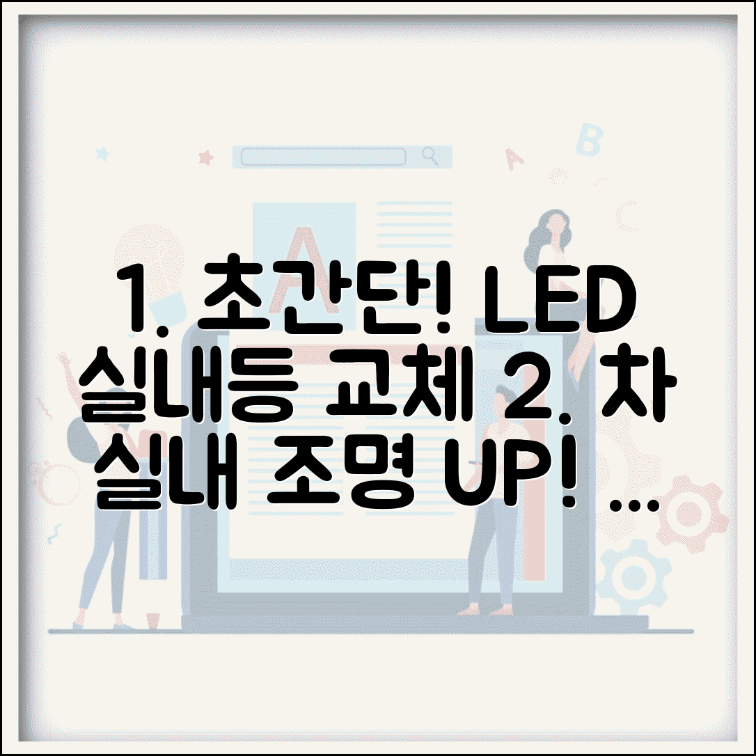 자동차 실내등 교체 방법 LED 전구 교환 | 차 실내 조명 바꾸는 법