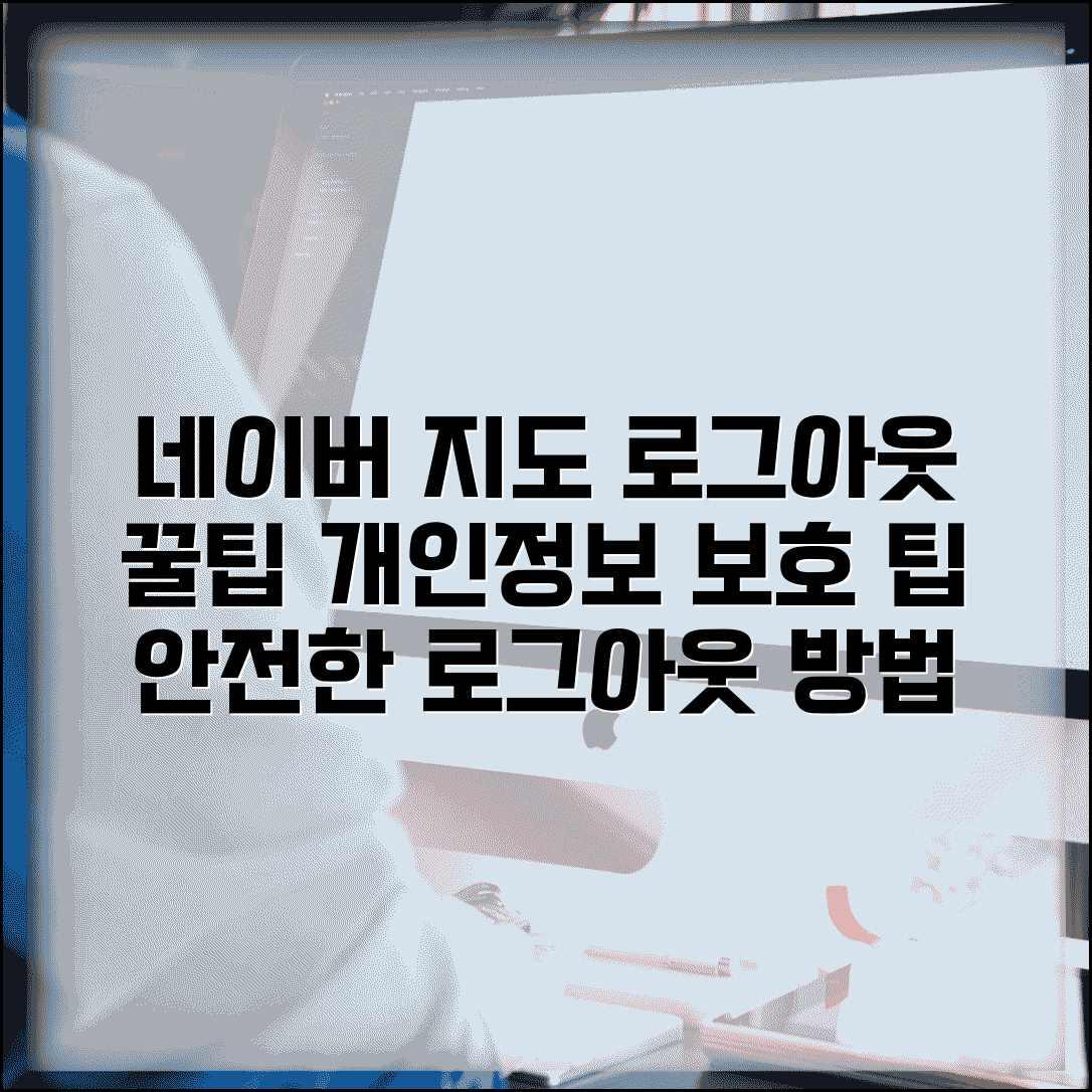 네이버지도 로그아웃 계정 관리 | 공용 기기에서 개인정보 보호하고 안전하게 로그아웃하기