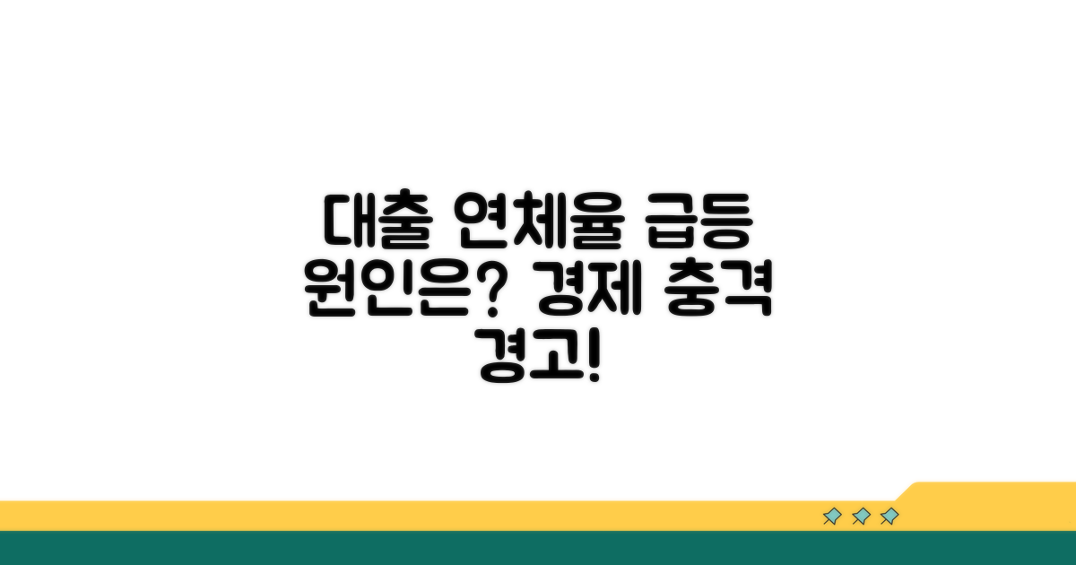 대출 연체율 상승 원인 분석