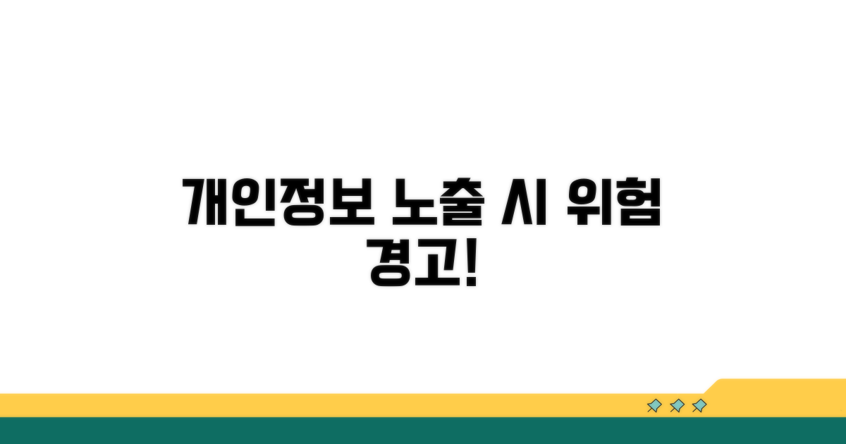 개인정보 노출 시 위험성은?