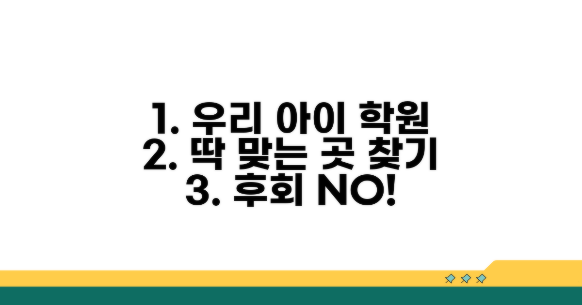 우리 아이에게 맞는 학원 찾기