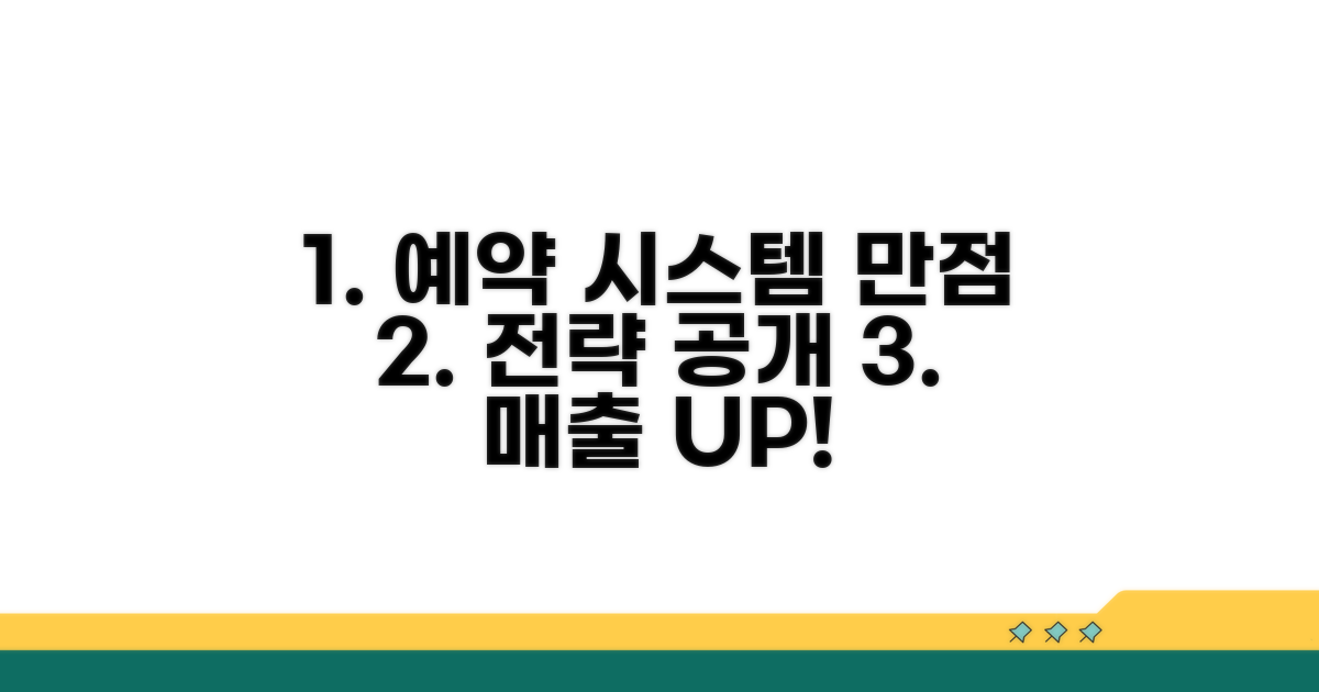 효과적인 예약 시스템 활용 전략
