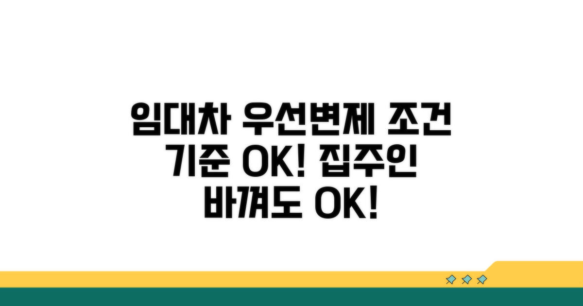 임대차 우선변제권 요건과 기준
