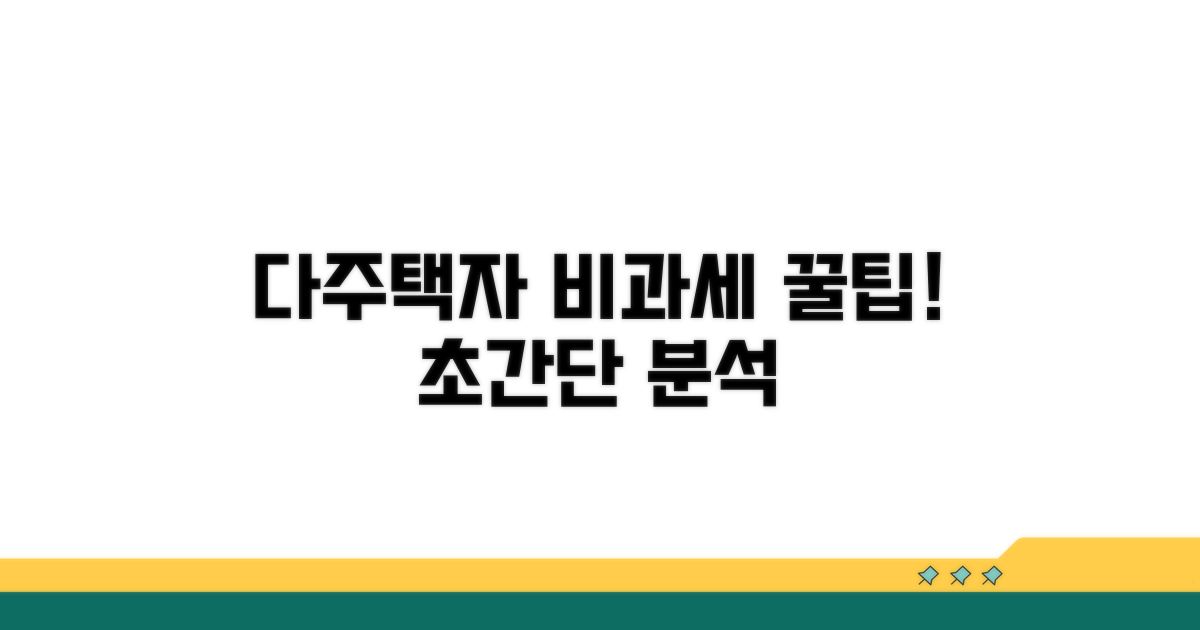 다주택자 비과세 요건 상세 분석