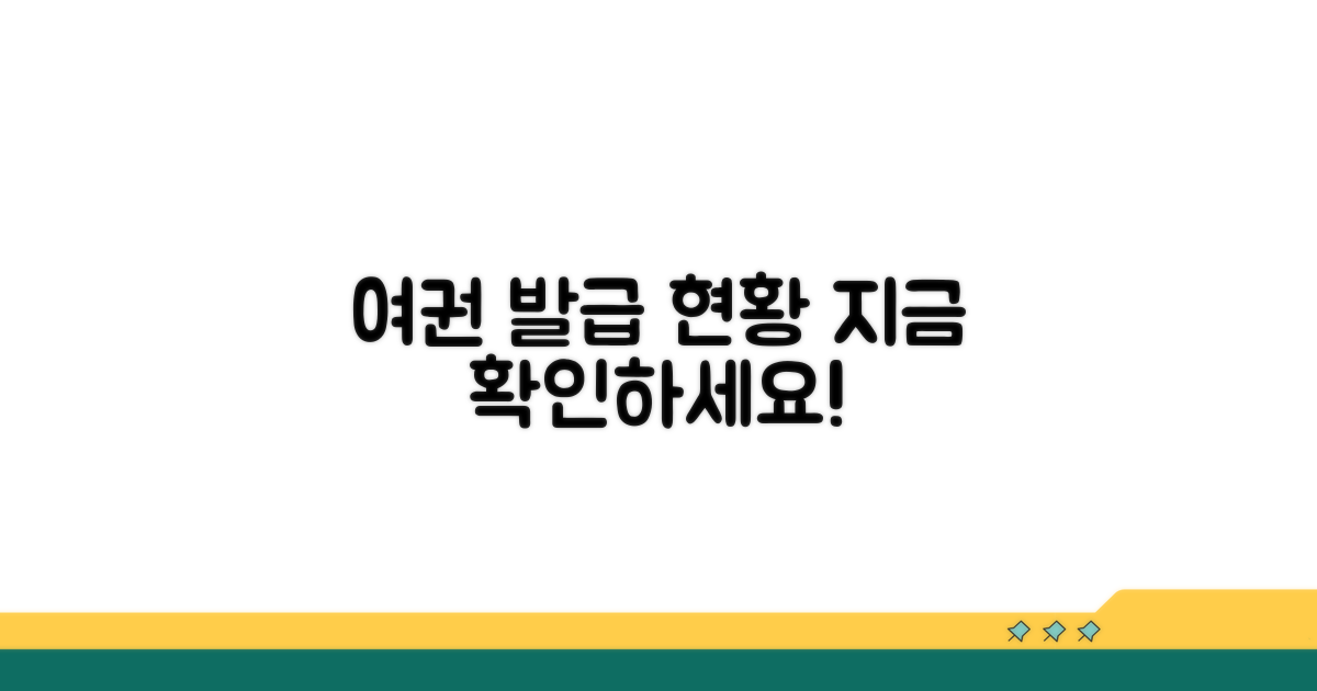 나의 여권, 지금 어디까지 왔나