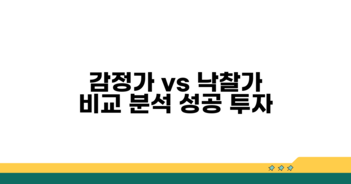 감정가 대비 낙찰가 분석 방법