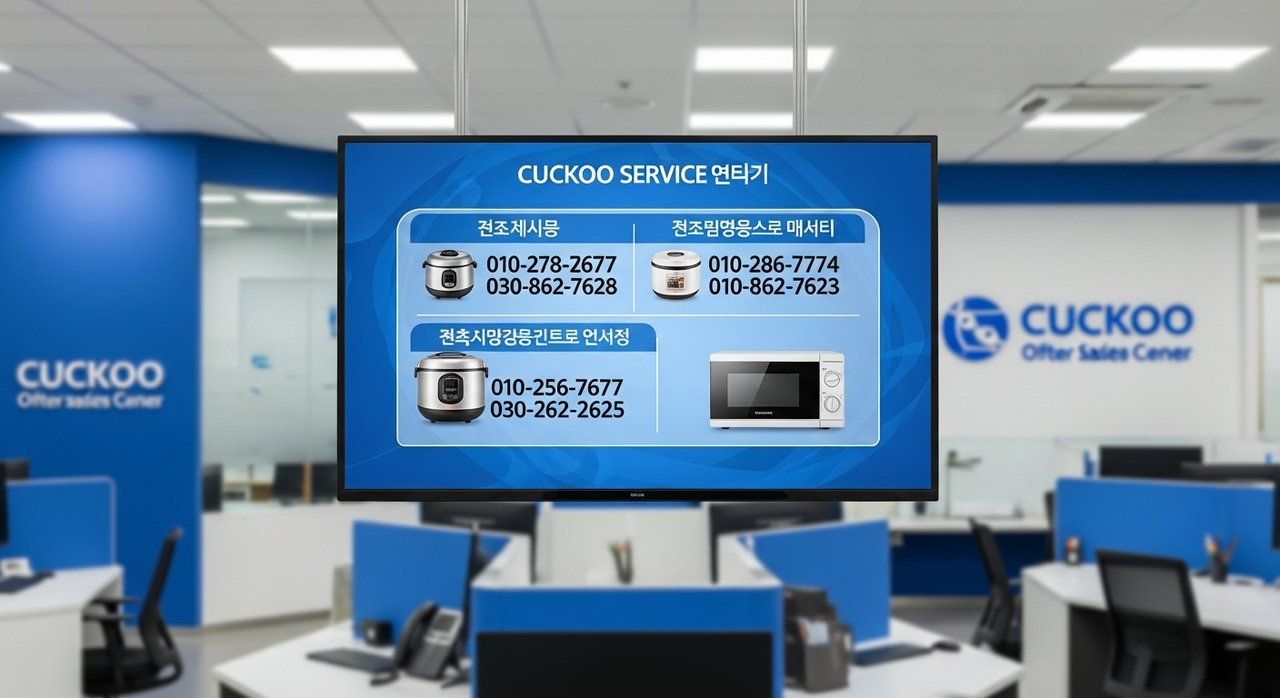쿠쿠 서비스센터 전화번호: 밥솥·전자레인지 AS 연락처 총정리