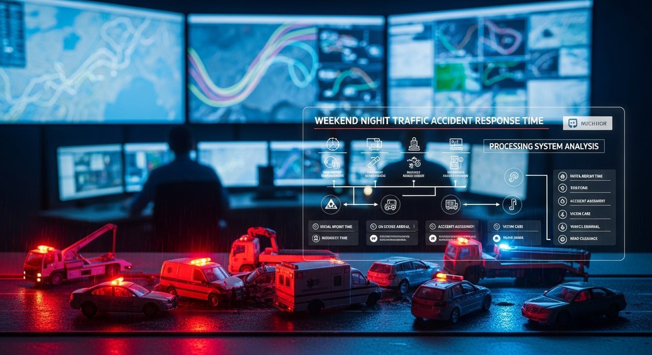 주말 야간 교통사고 대응 시간, 처리 체계 완벽 분석